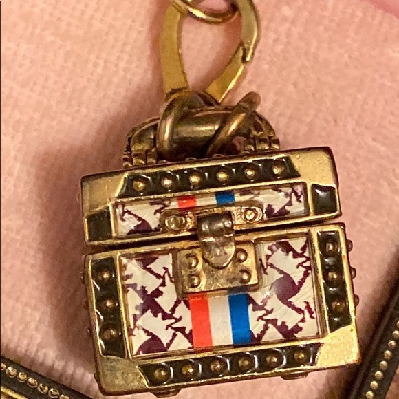 Juicy Couture TRAIN CASE charm trunk NEW RARE SCOTTIE DOG TERRIER TRAVEL TRUNK - Picture 4 of 6